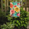 Ranunculus in Watercolor Garden Flag Mailbox Flag Decorative Yard Flag Banner Outside Patio Artwork Yard Flower Beds, Garden Size, Multicolor