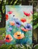 Anemones in Watercolor Garden Flag Mailbox Flag Decorative Yard Flag Banner Outside Patio Artwork Yard Flower Beds, Garden Size, Multicolor