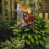 Bengal Tiger Garden Flag Mailbox Flag Decorative Yard Flag Banner Outside Patio Artwork Yard Flower Beds, Garden Size, Multicolor