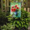 Ohio Scarlet Carnations in Watercolor Garden Flag Mailbox Flag Decorative Yard Flag Banner Outside Patio Artwork Yard Flower Beds, Garden Size