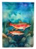 Trout Garden Flag Mailbox Flag Decorative Yard Flag Banner Outside Patio Artwork Yard Flower Beds, Garden Size, Multicolor