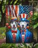 All American Pit Bull Terrier Garden Flag Mailbox Flag Decorative Yard Flag Banner Outside Patio Artwork Yard Flower Beds, Garden Size, Multicolor