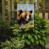 Grizzly Bear Garden Flag Mailbox Flag Decorative Yard Flag Banner Outside Patio Artwork Yard Flower Beds, Garden Size, Multicolor