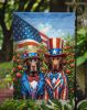 All American Labrador Retriever Garden Flag Mailbox Flag Decorative Yard Flag Banner Outside Patio Artwork Yard Flower Beds, Garden Size, Multicolor