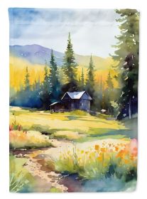 Montana Bitterroot in Watercolor Garden Flag Mailbox Flag Decorative Yard Flag Banner Outside Patio Artwork Yard Flower Beds, Garden Size, Multicolor (Default: Default)