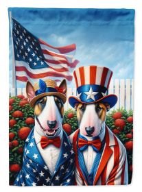 All American English Bull Terrier Garden Flag Mailbox Flag Decorative Yard Flag Banner Outside Patio Artwork Yard Flower Beds, Garden Size, Multicolor (Default: Default)
