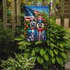 All American Chinese Crested Garden Flag Mailbox Flag Decorative Yard Flag Banner Outside Patio Artwork Yard Flower Beds, Garden Size, Multicolor