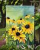 Maryland Black-Eyed Susans in Watercolor Garden Flag Mailbox Flag Decorative Yard Flag Banner Outside Patio Artwork Yard Flower Beds, Garden Size