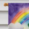 Coton de Tulear St Patrick's Day House Flag Large Porch Sleeve Pole Decorative Outside Yard Banner Artwork Wall Hanging, Polyester, House Size
