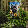 Cairn Terrier in Sunflowers Garden Flag Mailbox Flag Decorative Yard Flag Banner Outside Patio Artwork Yard Flower Beds, Garden Size, Multicolor