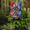 Yorkshire Terrier Patriotic American Garden Flag Mailbox Flag Decorative Yard Flag Banner Outside Patio Artwork Yard Flower Beds, Garden Size