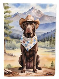 Labrador Retriever Cowboy Welcome Garden Flag Mailbox Flag Decorative Yard Flag Banner Outside Patio Artwork Yard Flower Beds, Garden Size, Multicolor (Default: Default)