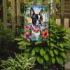 Boston Terrier Luau Garden Flag Mailbox Flag Decorative Yard Flag Banner Outside Patio Artwork Yard Flower Beds, Garden Size, Multicolor