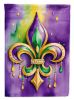 Fleur de lis Mardi Gras Garden Flag Mailbox Flag Decorative Yard Flag Banner Outside Patio Artwork Yard Flower Beds, Garden Size, Multicolor