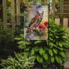 Long-Eared Owl Garden Flag Mailbox Flag Decorative Yard Flag Banner Outside Patio Artwork Yard Flower Beds, Garden Size, Multicolor