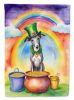 Greyhound St Patrick's Day Garden Flag Mailbox Flag Decorative Yard Flag Banner Outside Patio Artwork Yard Flower Beds, Garden Size, Multicolor