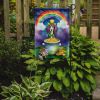 Saluki St Patrick's Day Garden Flag Mailbox Flag Decorative Yard Flag Banner Outside Patio Artwork Yard Flower Beds, Garden Size, Multicolor