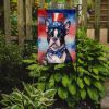 Boston Terrier Patriotic American Garden Flag Mailbox Flag Decorative Yard Flag Banner Outside Patio Artwork Yard Flower Beds, Garden Size, Multicolor