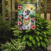 Borzoi Luau Garden Flag Mailbox Flag Decorative Yard Flag Banner Outside Patio Artwork Yard Flower Beds, Garden Size, Multicolor