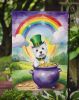 Westie St Patrick's Day Garden Flag Mailbox Flag Decorative Yard Flag Banner Outside Patio Artwork Yard Flower Beds, Garden Size, Multicolor