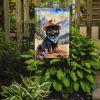 Pomeranian Cowboy Welcome Garden Flag Mailbox Flag Decorative Yard Flag Banner Outside Patio Artwork Yard Flower Beds, Garden Size, Multicolor