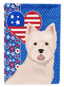 USA American Garden Flag Mailbox Flag Decorative Yard Flag Banner Outside Patio Artwork Yard Flower Beds (Option: Westie West Highland White Terrier)