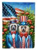 All American Chinese Crested Garden Flag Mailbox Flag Decorative Yard Flag Banner Outside Patio Artwork Yard Flower Beds, Garden Size, Multicolor