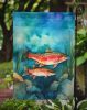 Trout Garden Flag Mailbox Flag Decorative Yard Flag Banner Outside Patio Artwork Yard Flower Beds, Garden Size, Multicolor