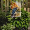 Blue Heron Garden Flag Mailbox Flag Decorative Yard Flag Banner Outside Patio Artwork Yard Flower Beds, Garden Size, Multicolor