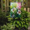 Utah Sego Lilies in Watercolor Garden Flag Mailbox Flag Decorative Yard Flag Banner Outside Patio Artwork Yard Flower Beds, Garden Size, Multicolor