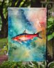 Salmon Garden Flag Mailbox Flag Decorative Yard Flag Banner Outside Patio Artwork Yard Flower Beds, Garden Size, Multicolor