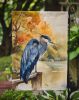 Blue Heron Garden Flag Mailbox Flag Decorative Yard Flag Banner Outside Patio Artwork Yard Flower Beds, Garden Size, Multicolor