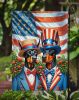 All American Doberman Pinscher Garden Flag Mailbox Flag Decorative Yard Flag Banner Outside Patio Artwork Yard Flower Beds, Garden Size, Multicolor