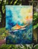 Sting Ray Garden Flag Mailbox Flag Decorative Yard Flag Banner Outside Patio Artwork Yard Flower Beds, Garden Size, Multicolor