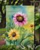 Kentucky Goldenrod in Watercolor Garden Flag Mailbox Flag Decorative Yard Flag Banner Outside Patio Artwork Yard Flower Beds, Garden Size, Multicolor
