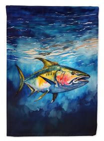 Yellowfin Tuna Garden Flag Mailbox Flag Decorative Yard Flag Banner Outside Patio Artwork Yard Flower Beds, Garden Size, Multicolor (Default: Default)