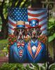 All American Garden Flag Mailbox Flag Decorative Yard Flag Banner Outside Patio Artwork Yard Flower Beds, Garden Size