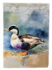 Common Eider Duck House Flag Large Porch Sleeve Pole Decorative Outside Yard Banner Artwork Wall Hanging, Polyester, House Size, Multicolor