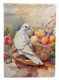 Dove House Flag Large Porch Sleeve Pole Decorative Outside Yard Banner Artwork Wall Hanging, Polyester, House Size, Multicolor (Default: Default)