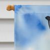 Borzoi Easter Egg Hunt House Flag Large Porch Sleeve Pole Decorative Outside Yard Banner Artwork Wall Hanging, Polyester, House Size, Multicolor