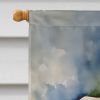 Rhinoceros House Flag Large Porch Sleeve Pole Decorative Outside Yard Banner Artwork Wall Hanging, Polyester, House Size, Multicolor