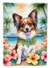 Papillon Luau Garden Flag Mailbox Flag Decorative Yard Flag Banner Outside Patio Artwork Yard Flower Beds, Garden Size, Multicolor