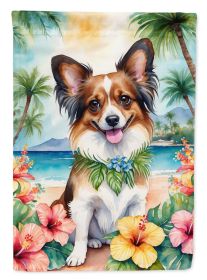 Papillon Luau Garden Flag Mailbox Flag Decorative Yard Flag Banner Outside Patio Artwork Yard Flower Beds, Garden Size, Multicolor (Default: Default)