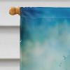 Salmon House Flag Large Porch Sleeve Pole Decorative Outside Yard Banner Artwork Wall Hanging, Polyester, House Size, Multicolor