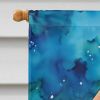 Jellyfish House Flag Large Porch Sleeve Pole Decorative Outside Yard Banner Artwork Wall Hanging, Polyester, House Size, Multicolor