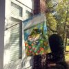 Largemouth Bass House Flag Large Porch Sleeve Pole Decorative Outside Yard Banner Artwork Wall Hanging, Polyester, House Size, Multicolor