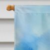 New Hampshire Purple Lilac in Watercolor House Flag Large Porch Sleeve Pole Decorative Outside Yard Banner Artwork Wall Hanging, Polyester, House Size