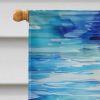 Dolphin House Flag Large Porch Sleeve Pole Decorative Outside Yard Banner Artwork Wall Hanging, Polyester, House Size, Multicolor