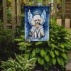 White Poodle My Angel Garden Flag Mailbox Flag Decorative Yard Flag Banner Outside Patio Artwork Yard Flower Beds, Garden Size, Multicolor