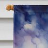 Starfish House Flag Large Porch Sleeve Pole Decorative Outside Yard Banner Artwork Wall Hanging, Polyester, House Size, Multicolor